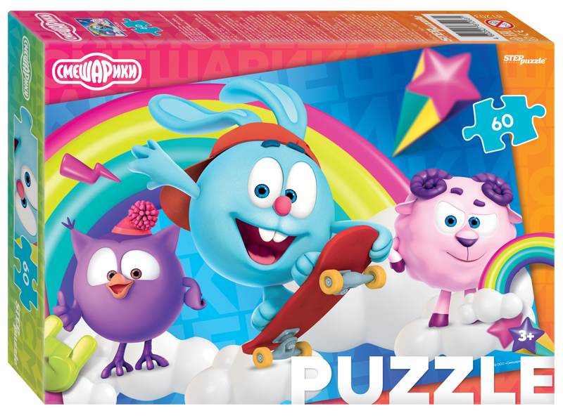 Мозаика "puzzle" 60 "Смешарики (new)" (Мармелад Медиа)