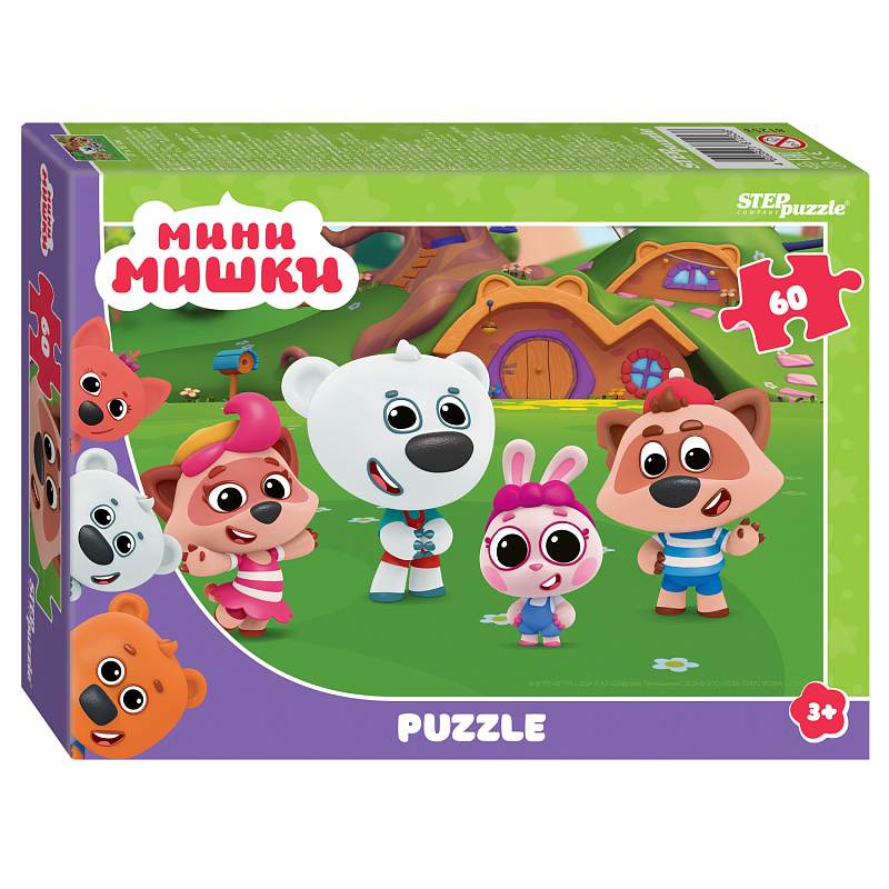 Мозаика "puzzle" 60 "Мини мишки" (0+ Медиа)