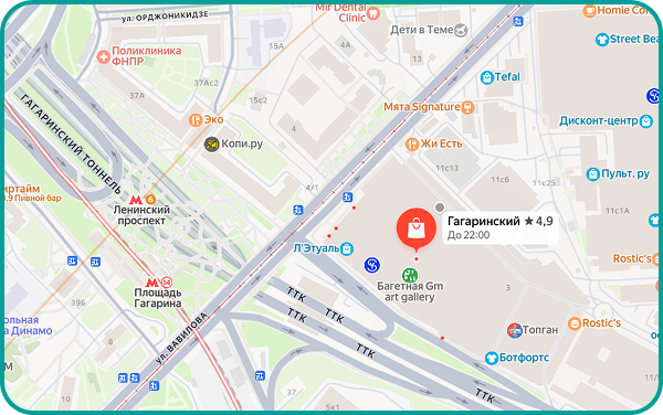 Карта магазина